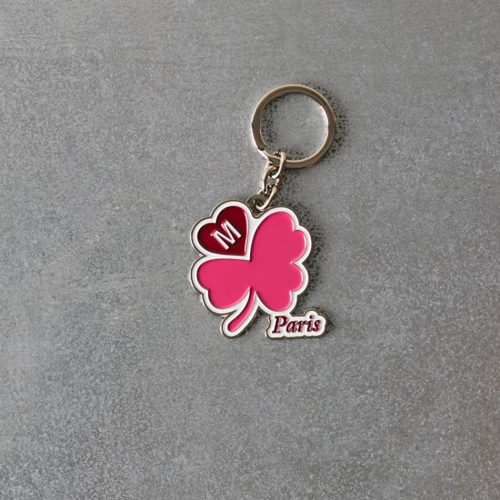 Best Sale 2148 BELMAR Porte-clés Merci - Trèfle Rose