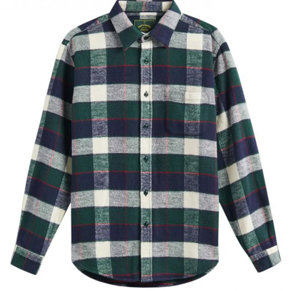 Best Sale Portuguese Flannel - Chemise Bottle - Vert