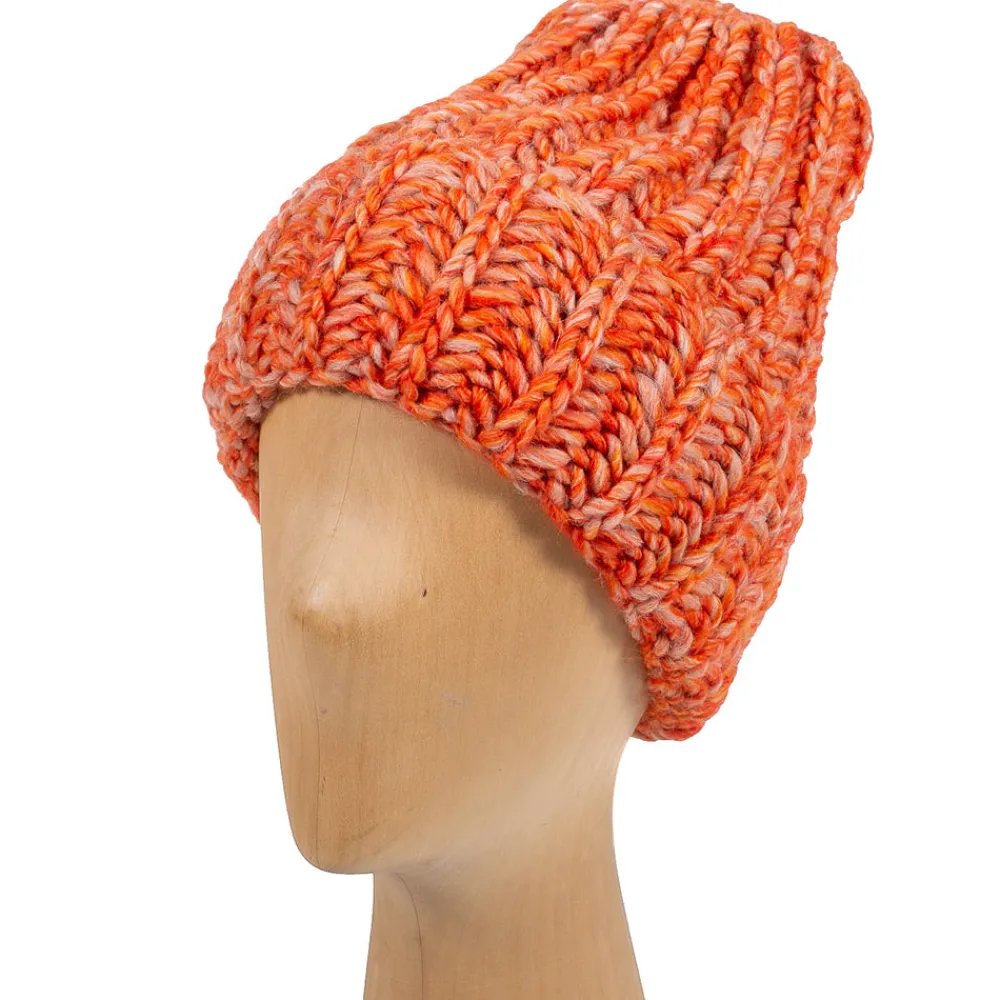 Hot RAFFAELLO BETTINI - Bonnet Laine - Orange