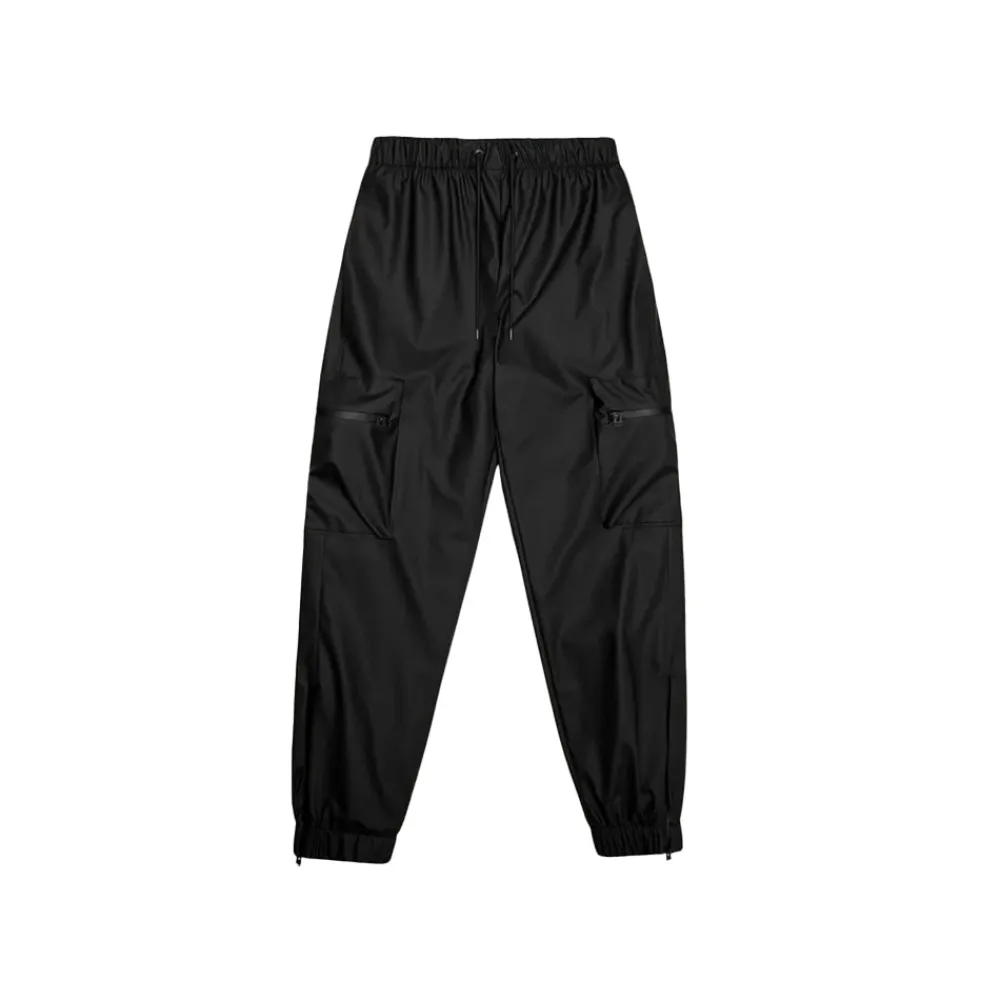 Shop Rains - Pantalon Cargo Regular Imperméable - Noir