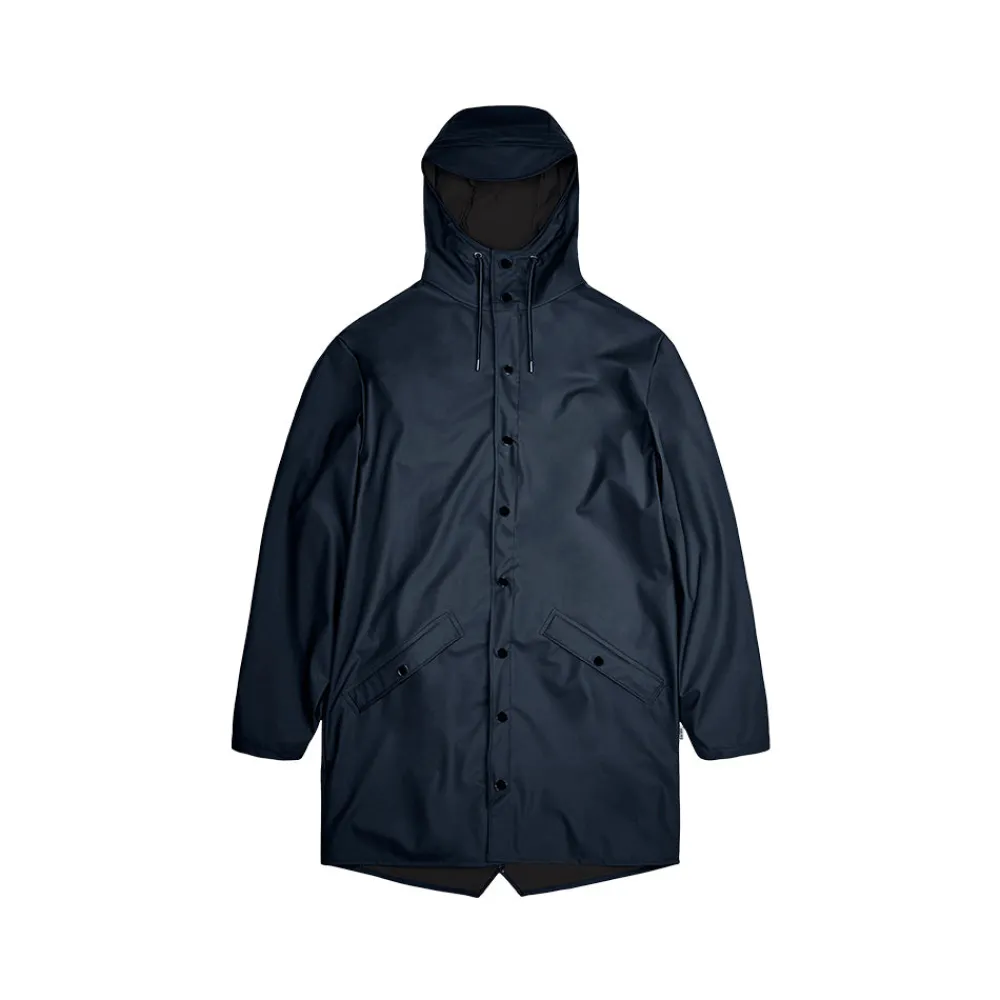 Fashion Rains - Veste Imperméable Longue - Marine Bleu
