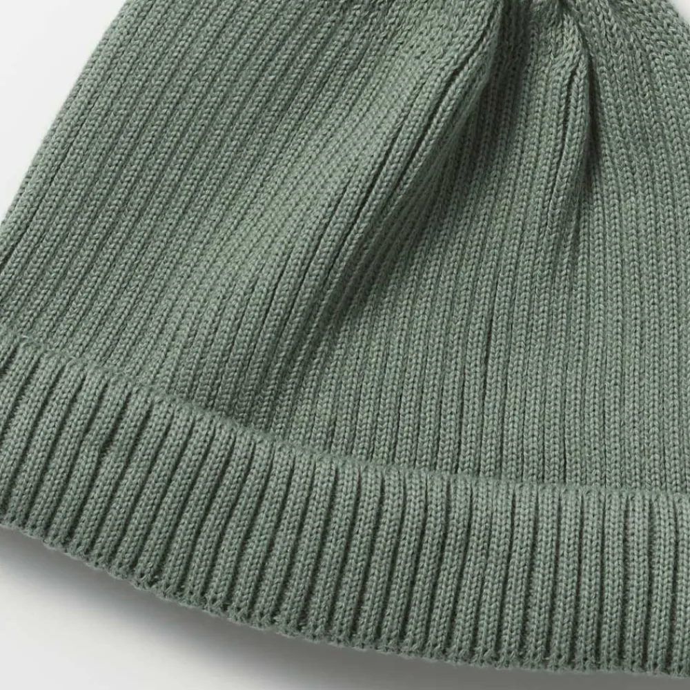 New Rototo - Bonnet enroulé - vert olive