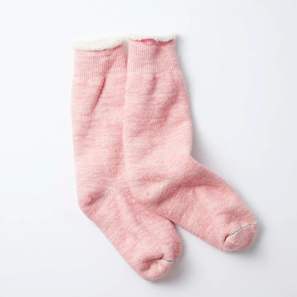 Sale Rototo - Chaussettes Double Face - Rose