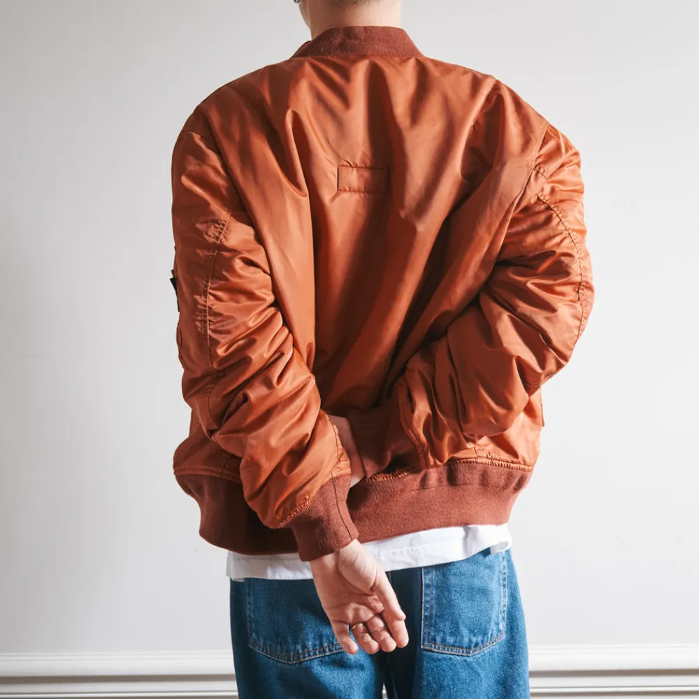 Hot Schott x Merci - Bomber Vintage - Marron
