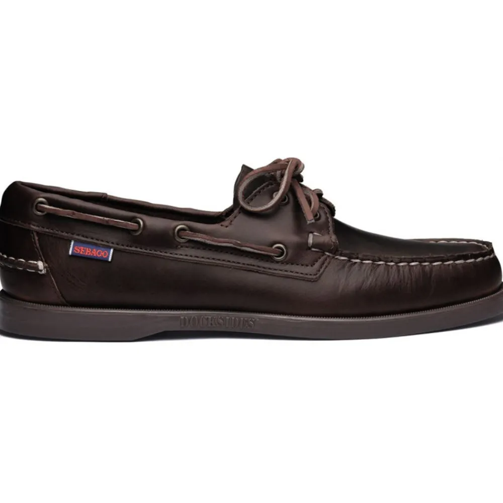 Shop SEBAGO - Mocassins Portland Waxed - Marron