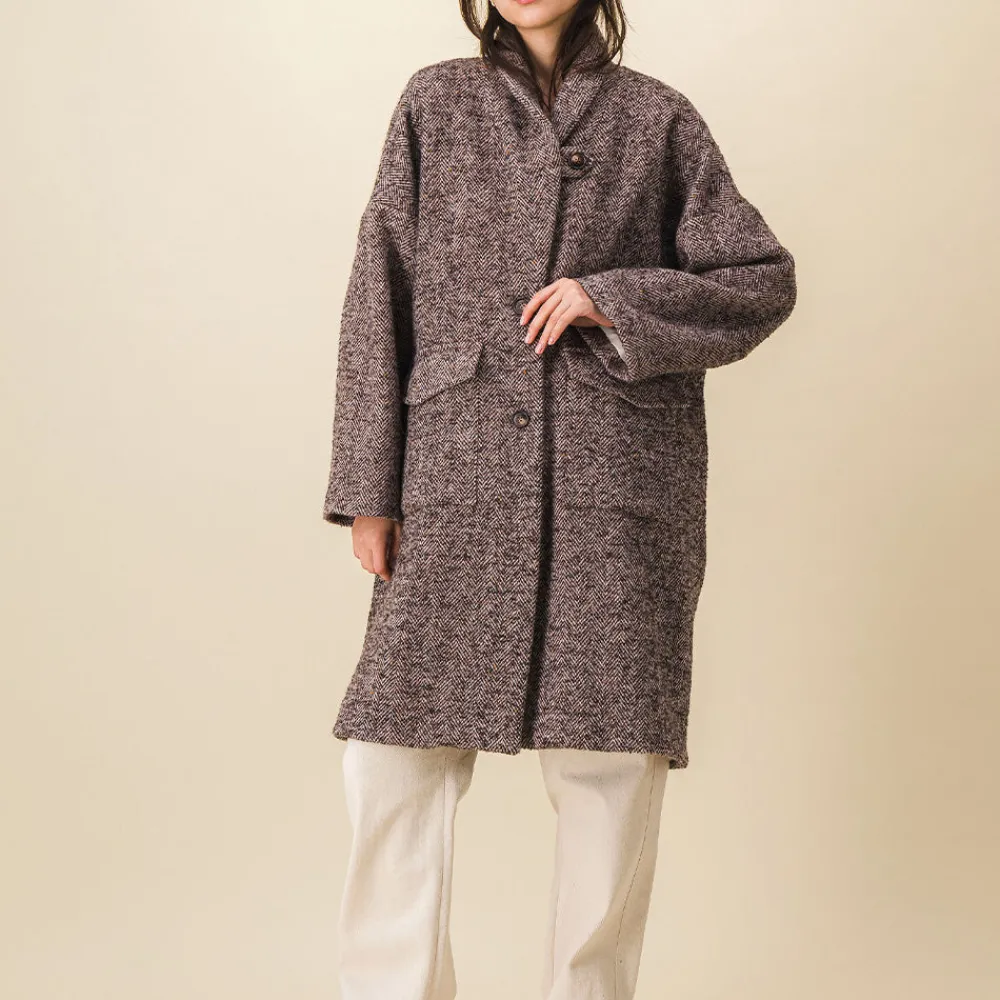 Store SIX SŒURS SIXSOEURS - Manteau Albertine - Marron