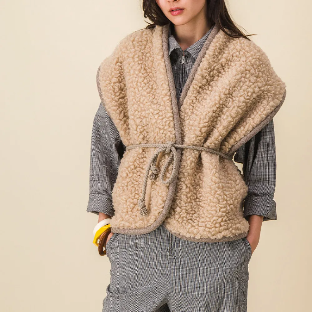 Best SIX SŒURS SIXSOEURS - Veste Reina - Beige