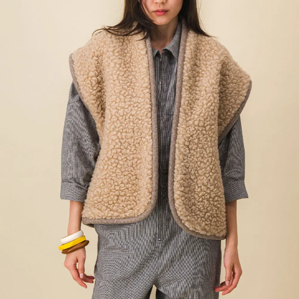Best SIX SŒURS SIXSOEURS - Veste Reina - Beige