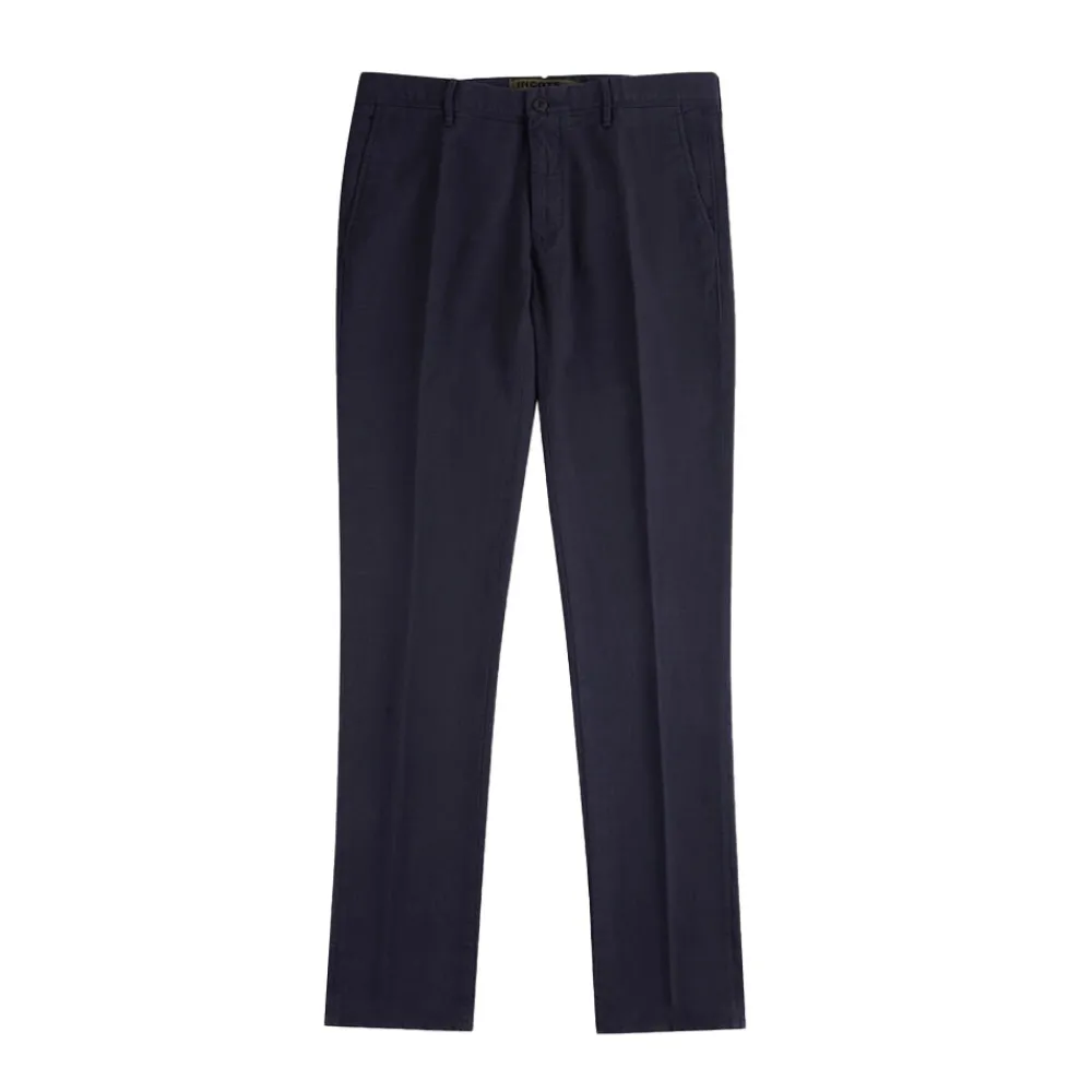 Best SLOWEAR - Pantalon slim fit - Bleu Marine