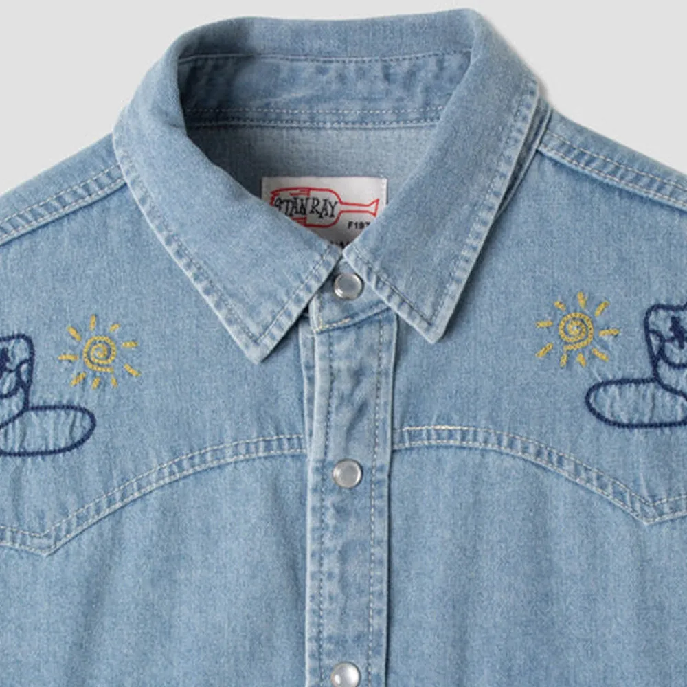 Store Stan Ray - Chemise - Western - Stonewash