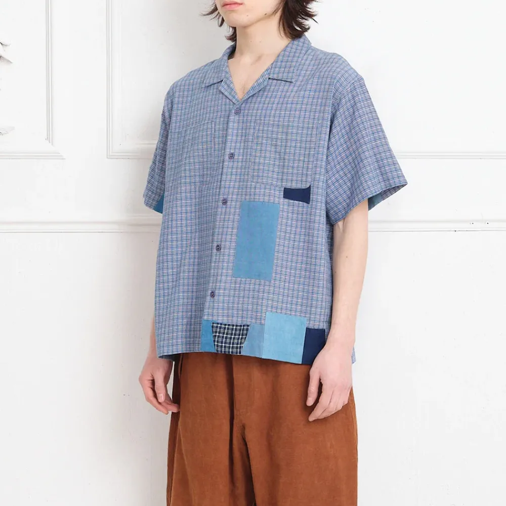 Cheap STORY MFG - Chemise PA - Vichy Blue