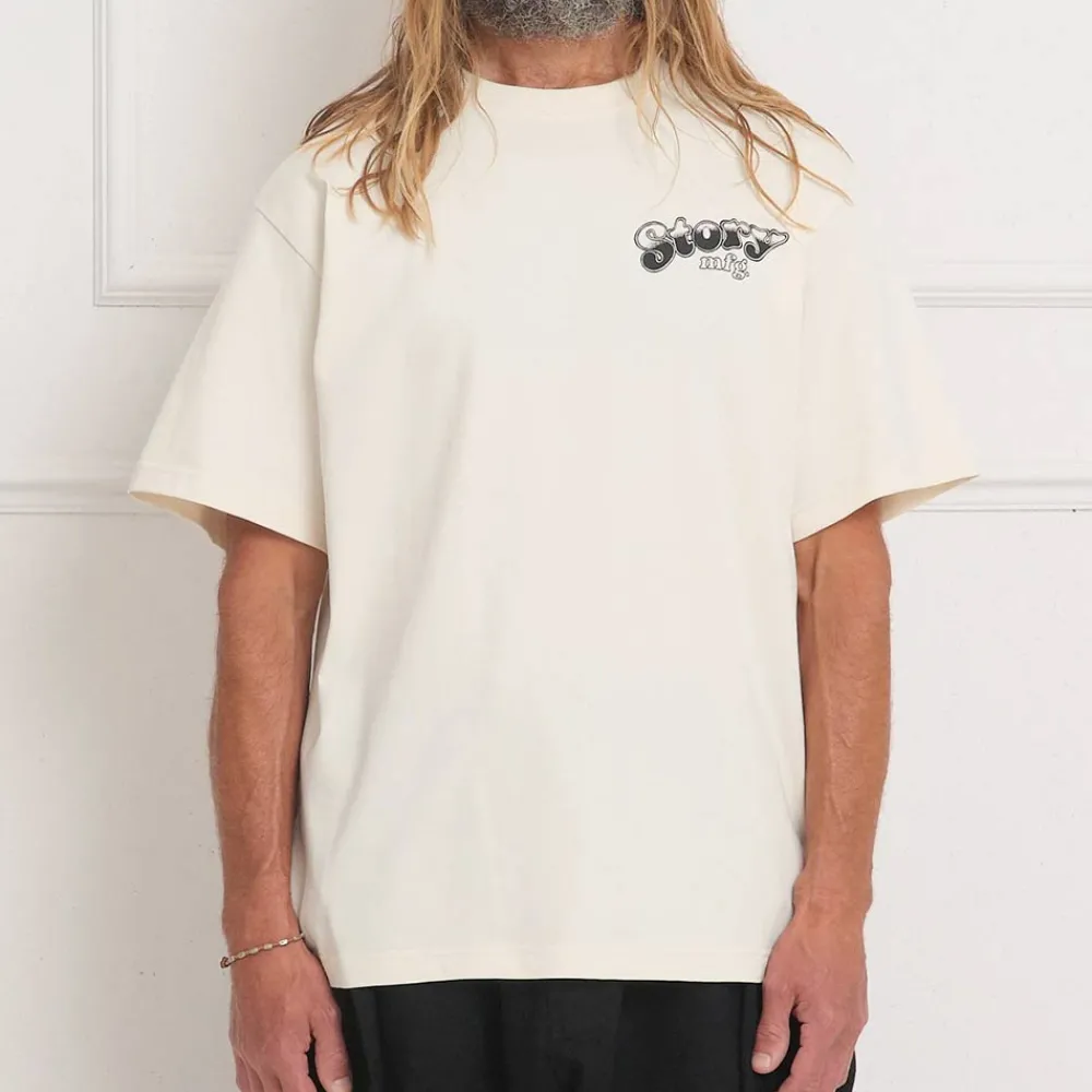 New STORY MFG - T-shirt Grateful SS - Ecru