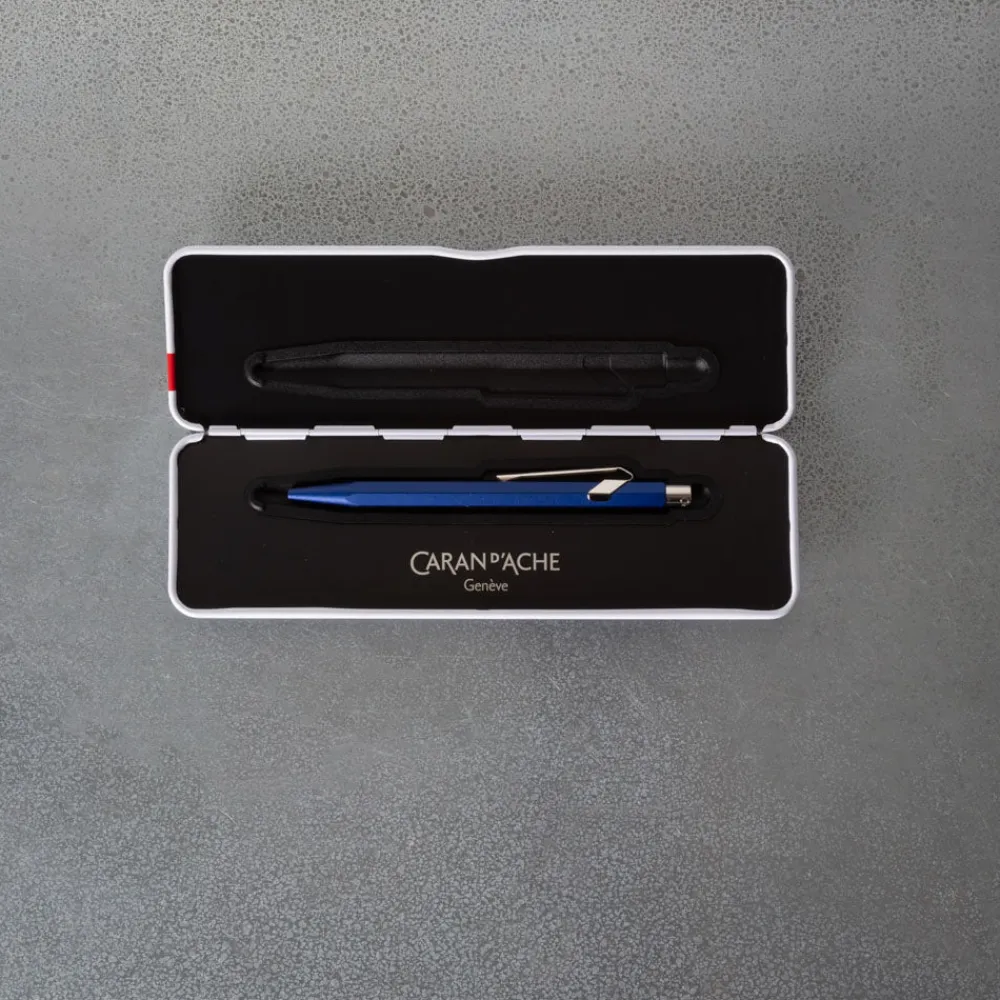 Fashion 252 CARAN D ACHE Stylo bille 849 COLORMAT-X - Bleu - Caran d'Ache
