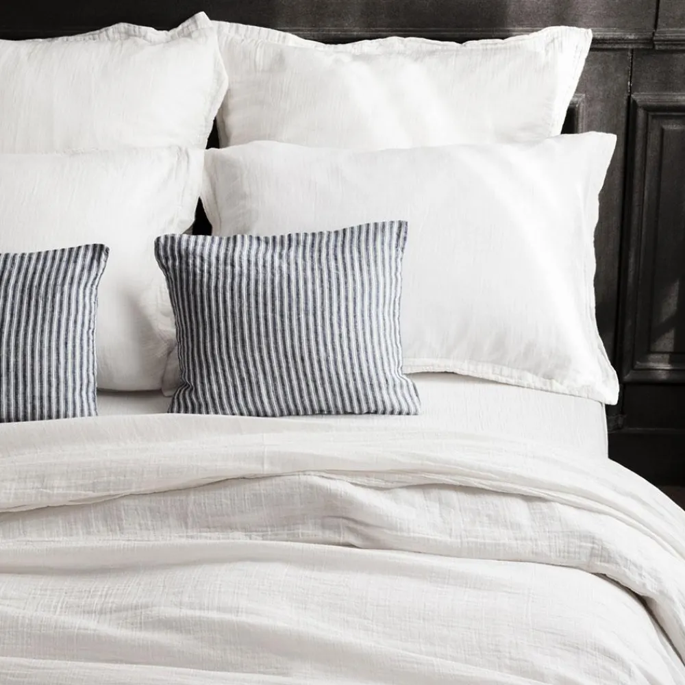 New 2100 GAZEX Taie d'oreiller en gaze de coton - Blanc de Meudon BlancdeMeudon