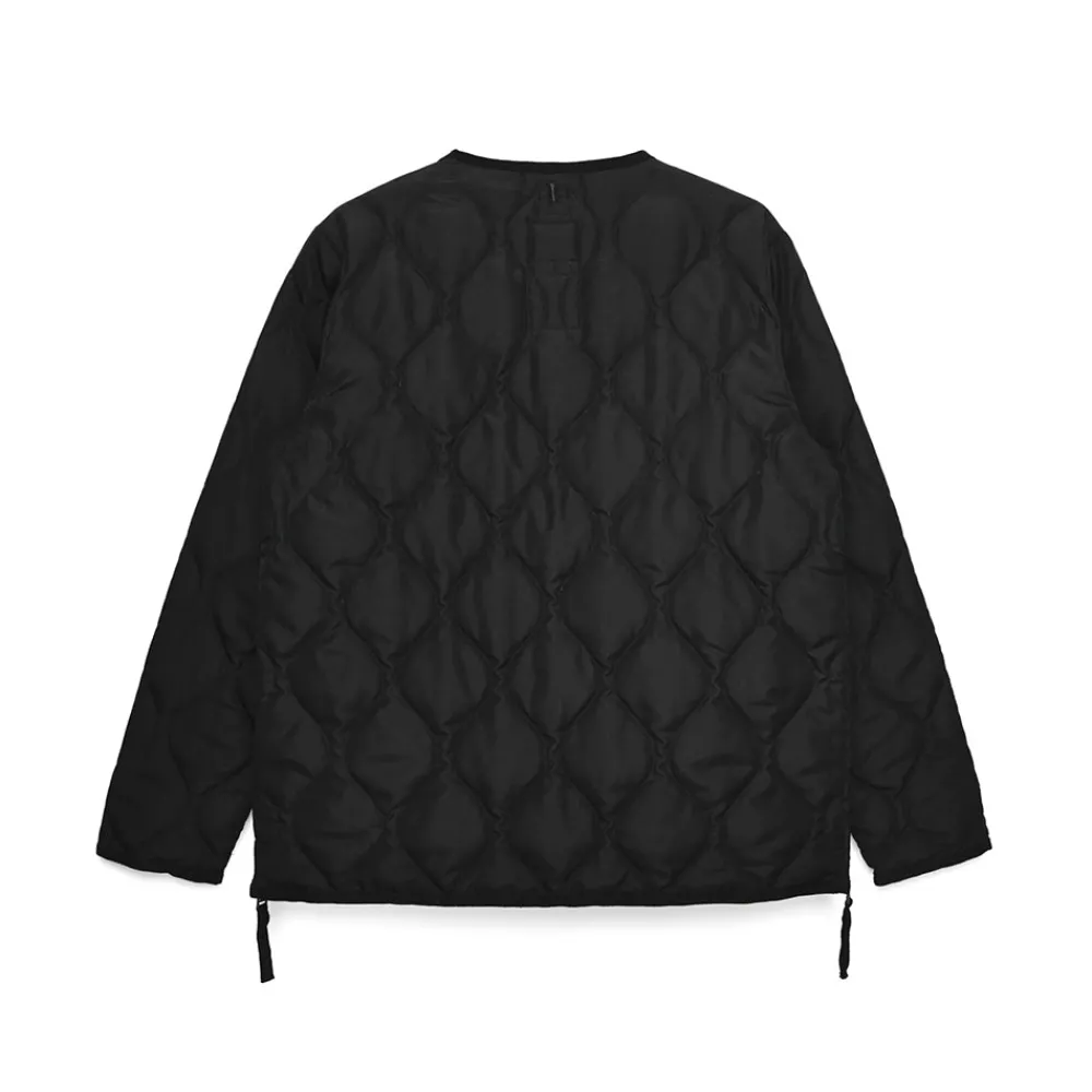 Store Taion - Veste matelassée Col V - Noir