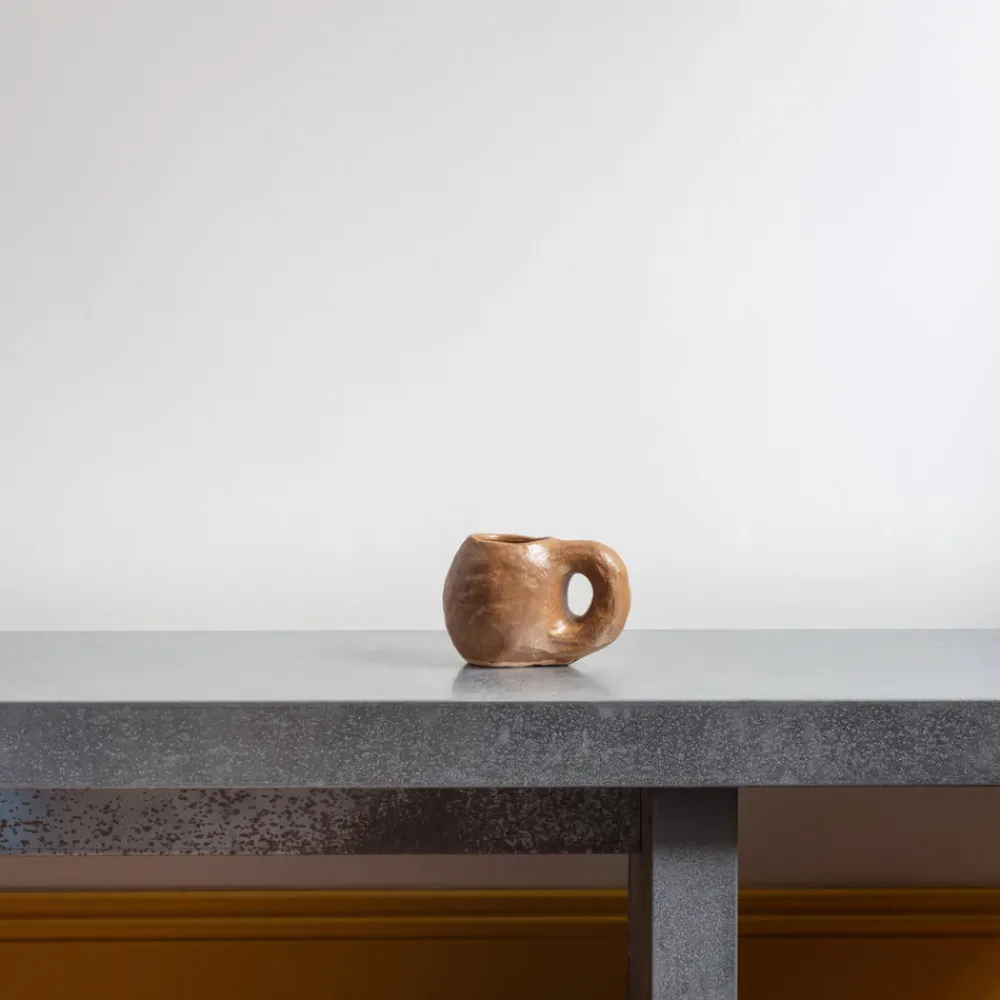 Best 2026 TR CUITE Tasse façonnée à la main - Marron & Orange