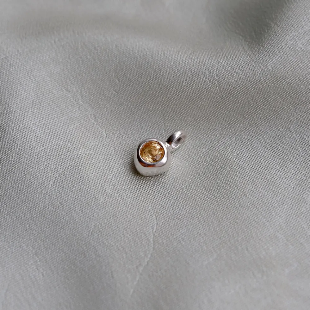 Online TEN - Pendentif Dipper Charm - Argent Citrine