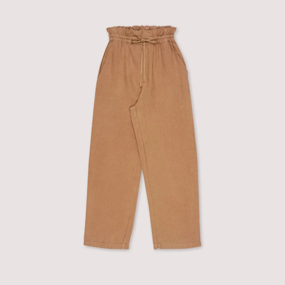 Fashion The New Society - Pantalon Long Beach - Beige