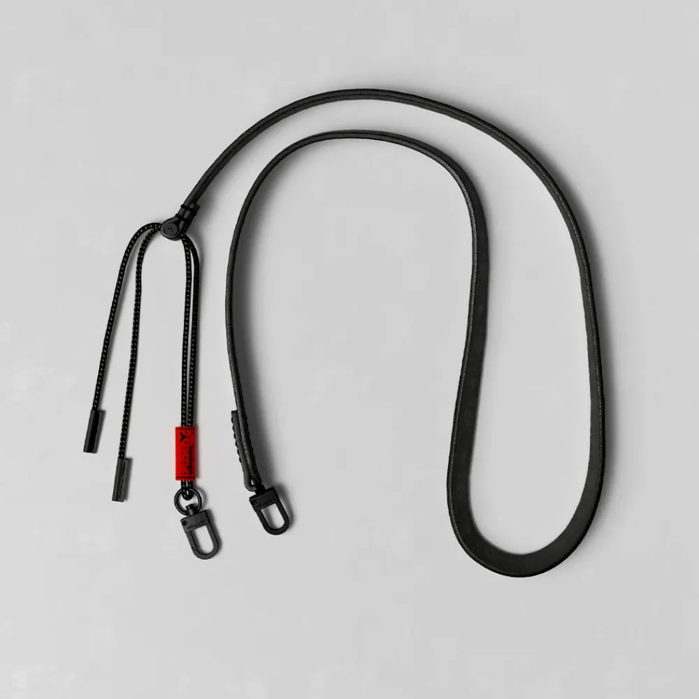 New Topologie - Cordon en cuir - Noir