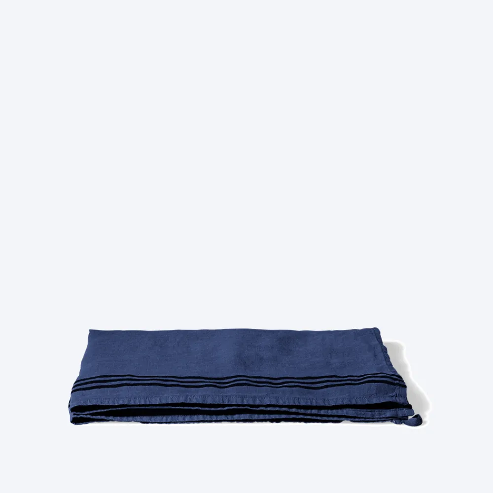 Discount 200 LINTEX Torchon en lin lavé - Bleu Shibori BleuShibori