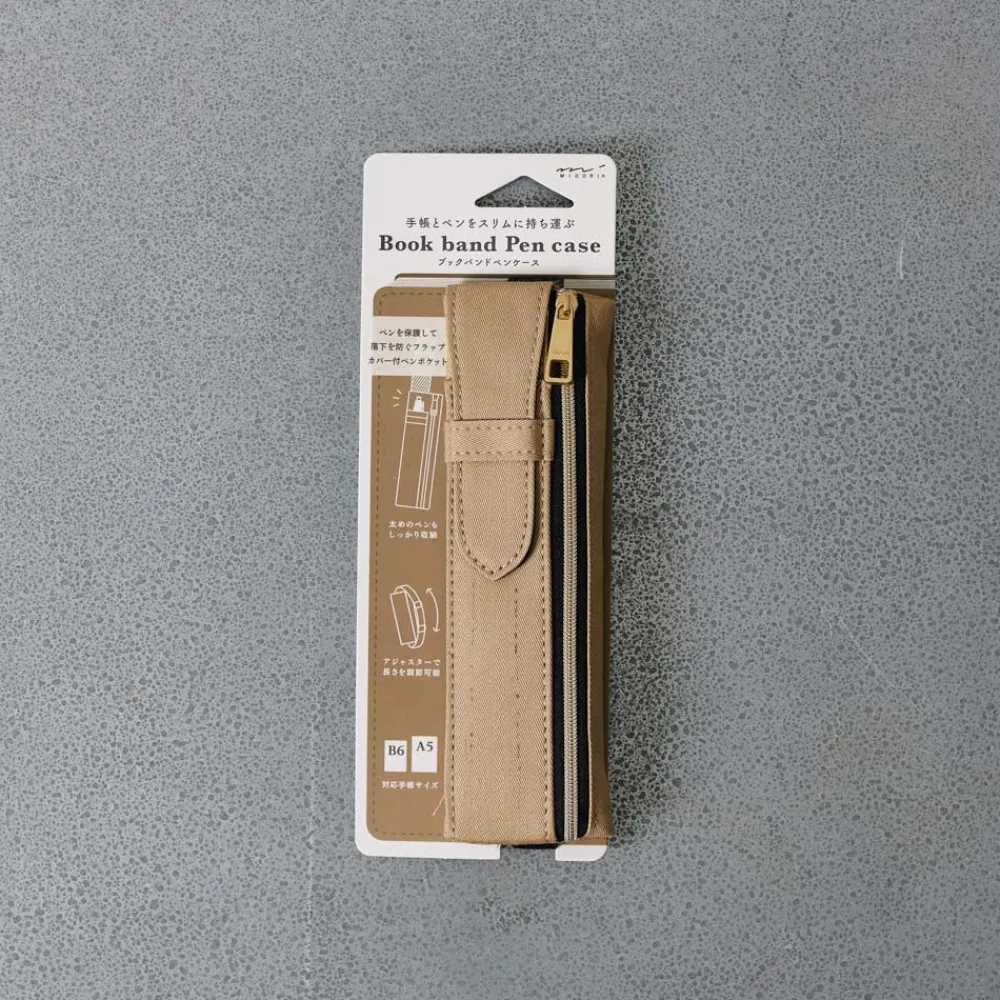 New 1085 TENDANCE PAPETERIE Trousse Book Band - Beige