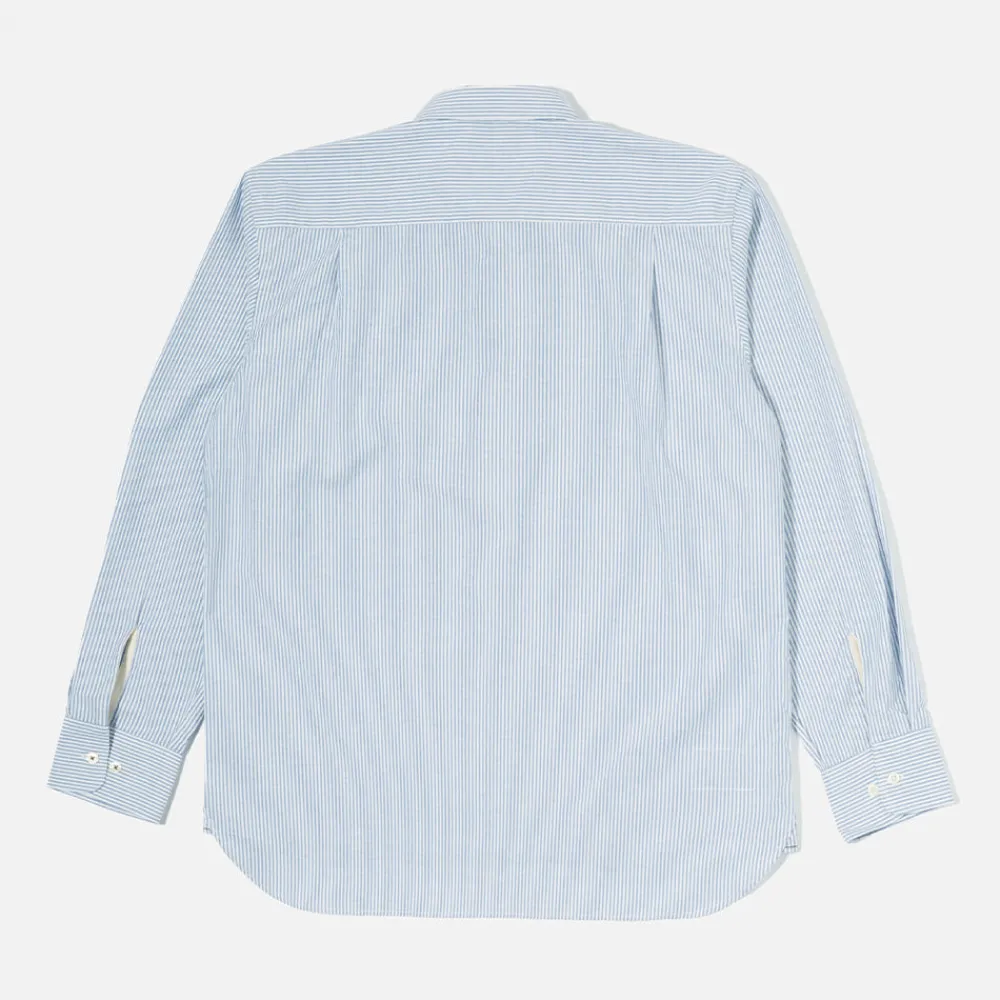 Store Universal Works - Chemise Poche Carrée - Marine