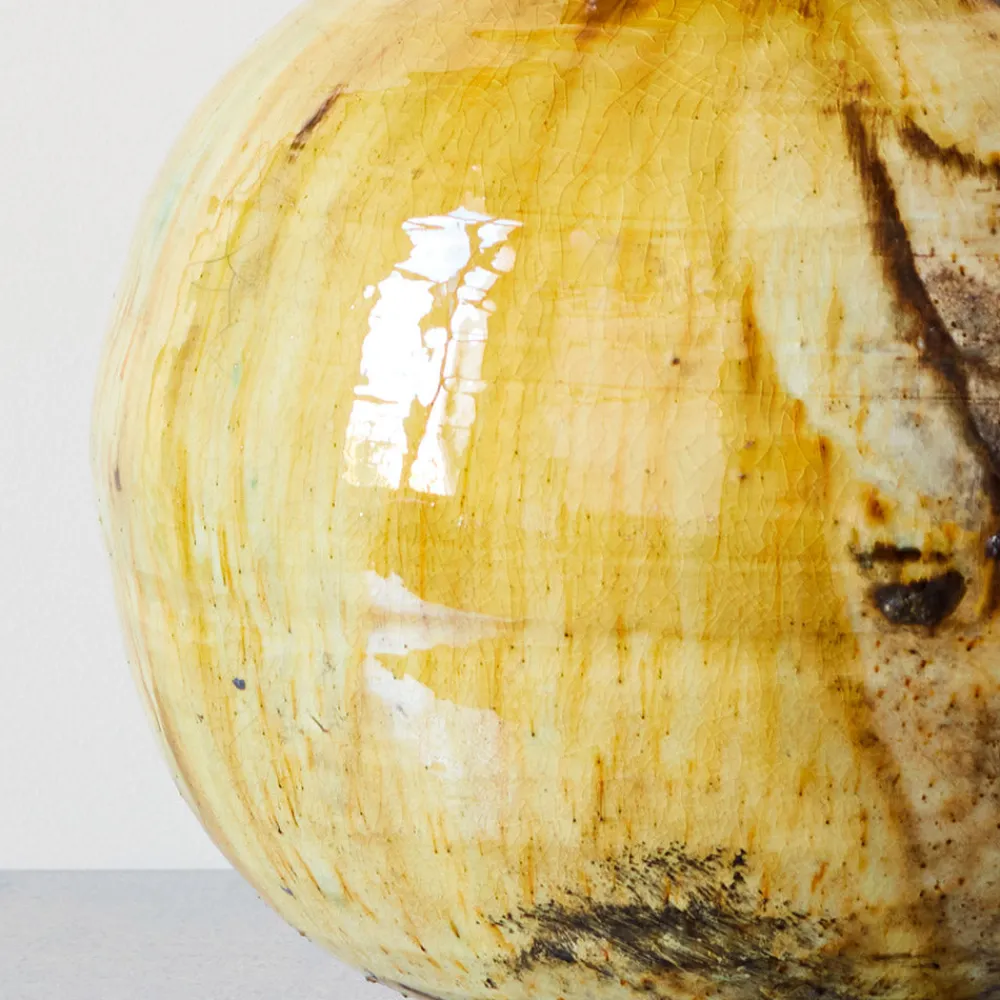 Sale 1286 HOUSEHOLD HARDWARE Vase - Cera - Moutarde