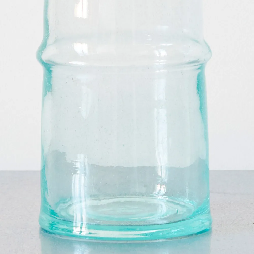 Outlet 1286 HOUSEHOLD HARDWARE Vase Incline en verre recyclé