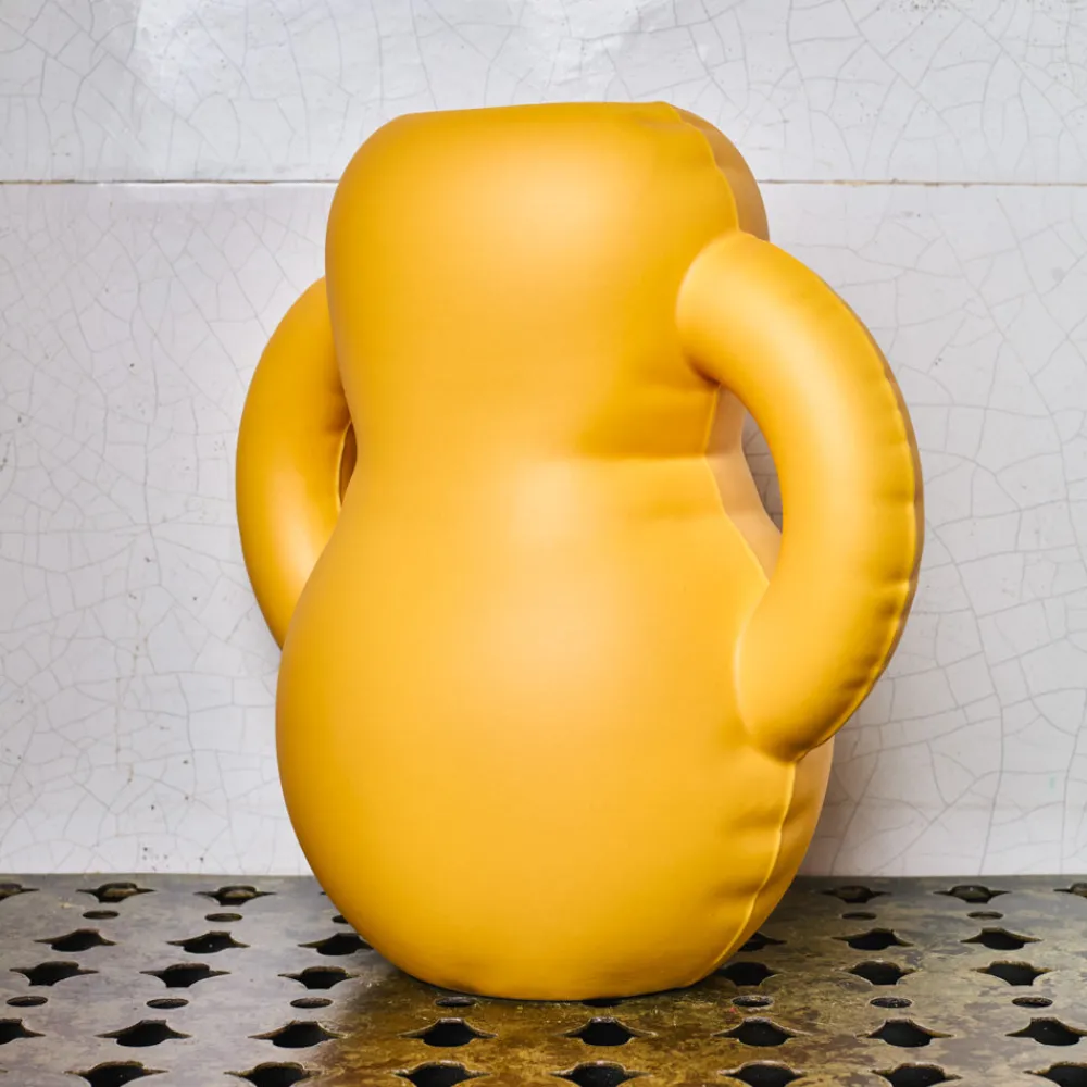 Flash Sale 2191 HOME STUDYO Vase Oscar - Jaune