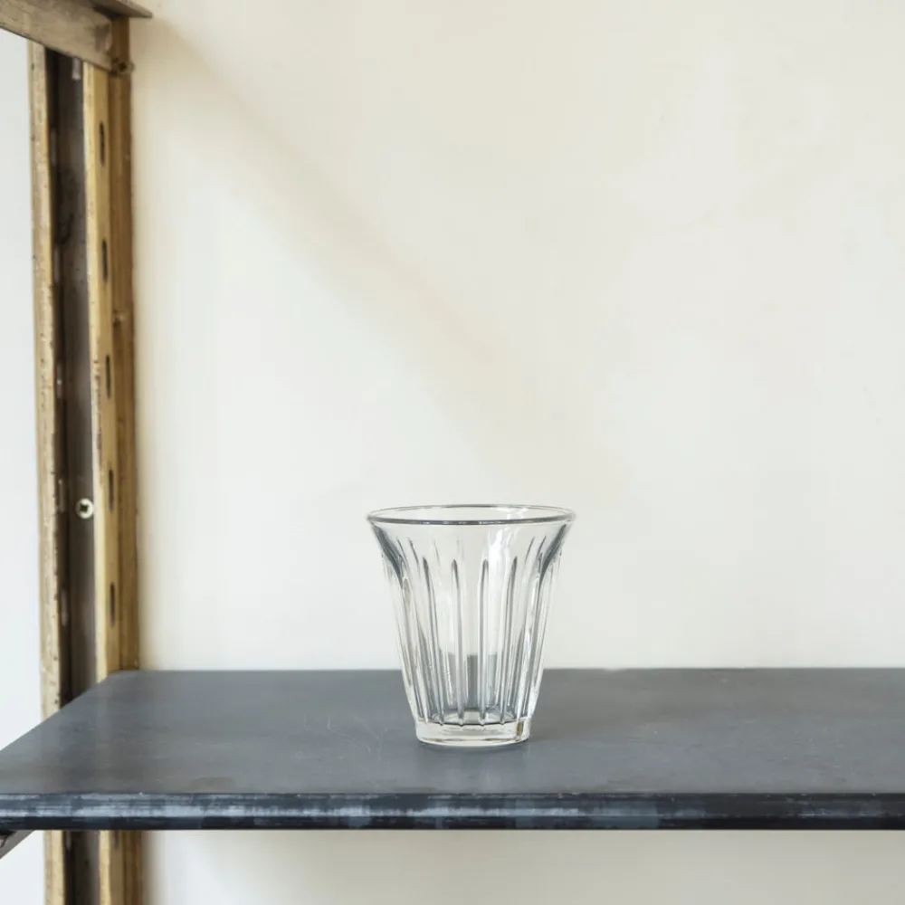 Online 115 LA ROCHERE Verre à thé en verre pressé - Zinc
