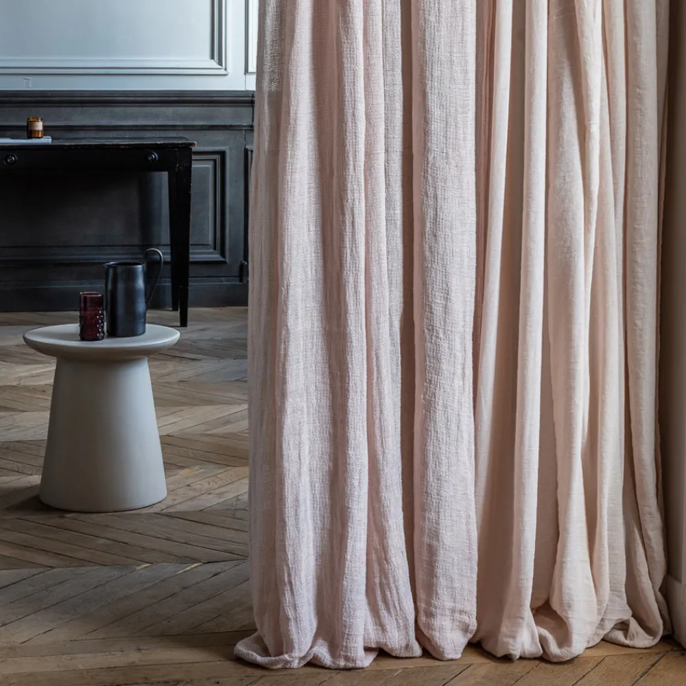 Cheap 200 LINTEX Voile natté en lin lavé - Beige Rosé BeigeRosé