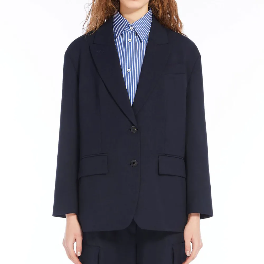 Discount WEEKEND MAX MARA - Veste Quadro - Bleu