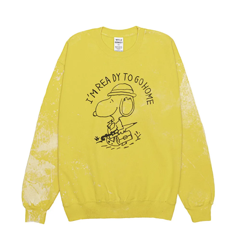 Cheap WILD DONKEY - Sweat Go Home - Jaune