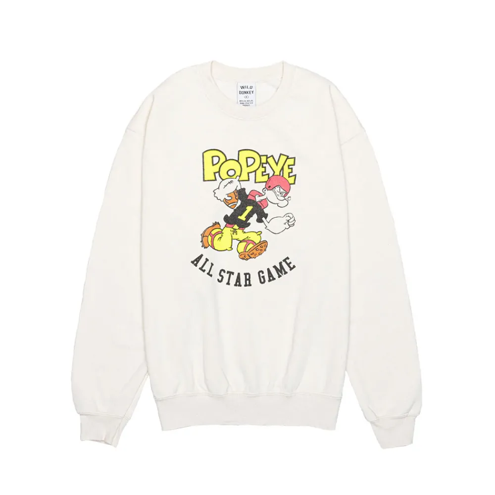 Store WILD DONKEY - Sweat Popeye - Naturel